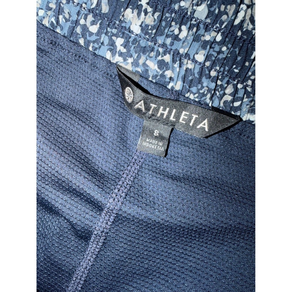 Athleta Printed Midtown Skort Women Size 8 Blue Athletic Active - Picture 8 of 13